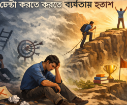 ব্যর্থতায় হতাশ